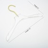 HomeCube USA Clear Acrylic Children's Clothes Hangers with Gold Hook, Elegant, Durable & Heavy Duty, Perfect For Home & Boutique Use - 2 of 4