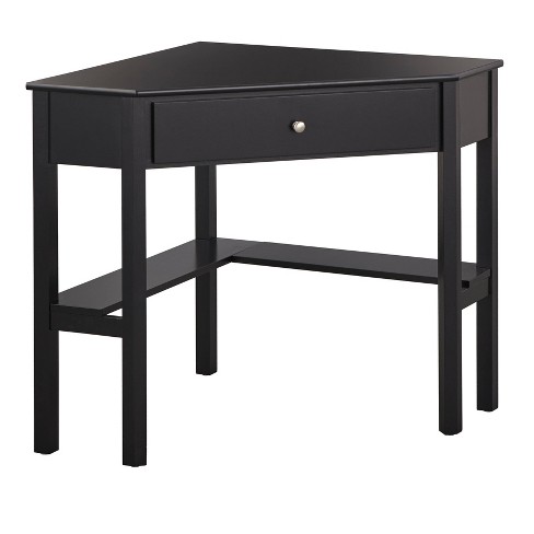 Medford Corner Desk With Storage Black - Buylateral : Target