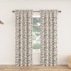 No. 918 Room Darkening Magdalena Butterfly Print Rod Pocket Curtain Panel Blue - image 4 of 4