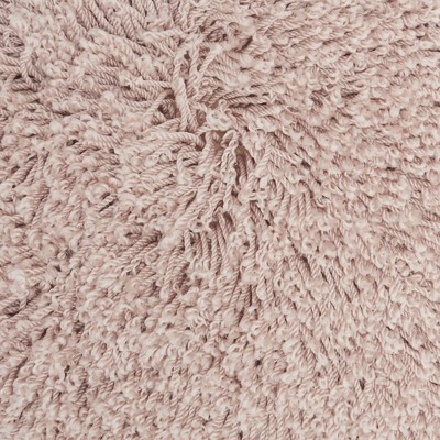 Blush Shag Square Throw Pillow Set 20" x 20"