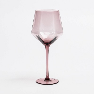 over&back 17.6 fl oz Facet Stemmed Wine Glass