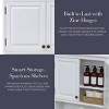 29"x27" Dorset Wall Mounted Bath Storage Cabinet White - Alaterre Furniture - 4 of 4