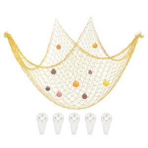 Unique Bargains Cotton Linen Mediterranean Style Decorative Shells Decorative Hanging Ornaments - 1 of 4
