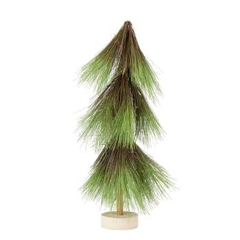 Northlight 20.5" Green and Brown Pine Needle Tree Christmas Decoration