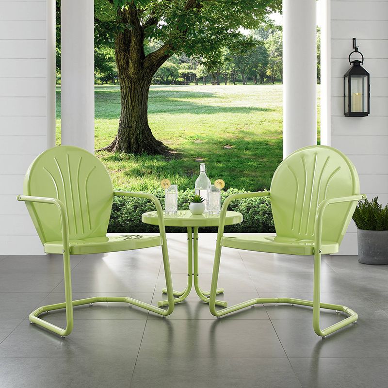 Griffith 3pc Outdoor Conversation Set - Key Lime - Crosley, 3 of 10