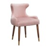 CAVINAS Modern Velvet Accent Chair with Nailhead Trim,Button Tufted Back Lounge Chair,Solid Rubberwood Legs Living Room Armchair - 2 of 4