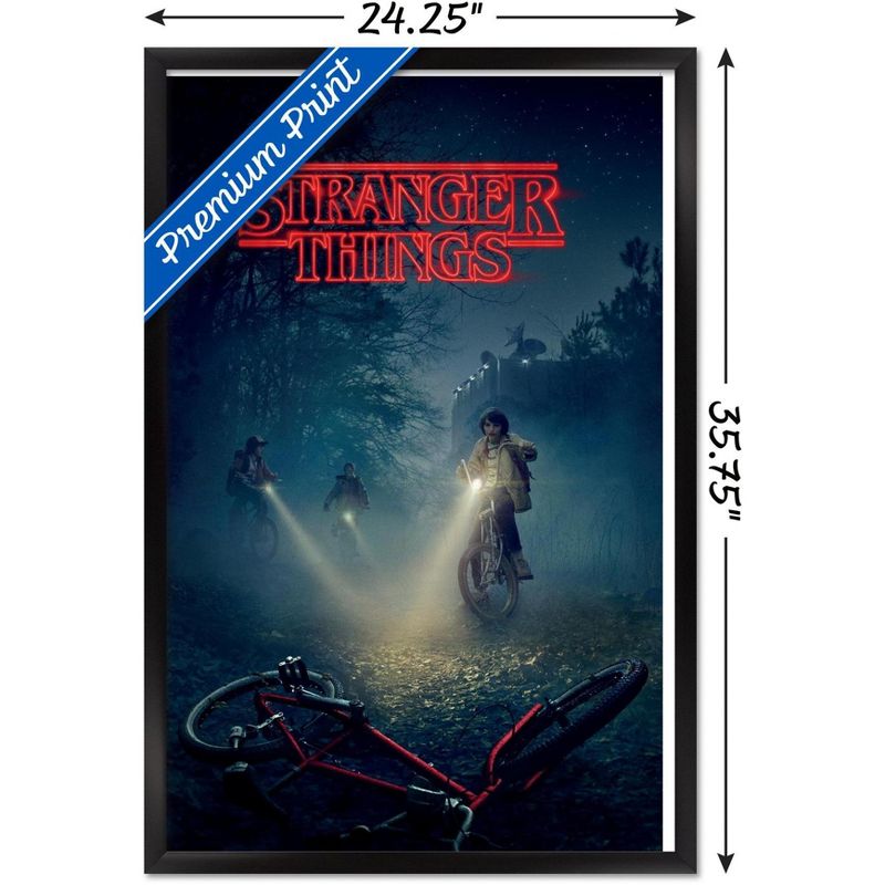 Trends International Netflix Stranger Things - Bikes Framed Wall Poster Prints, 3 of 7