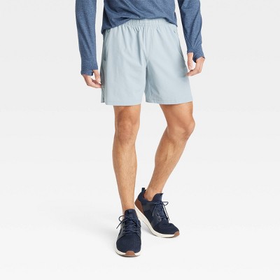 Men's Stretch Woven Shorts 7 - All In Motion™ Light Blue S : Target