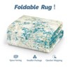 Abstract Washable Rug Modern Contemporary Foldable Carpet Soft Ultra-Thin Colorful Rug Low Pile Rug for Living Room Dining Room - 4 of 4