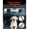 VEVOR Dog Car Barrier,50"W Car Divider for Front Seats Installation,Vehicle Pet Barrier with See Through Net Mesh, Universal-Fit Dog Car Barrier,Black - 3 of 4