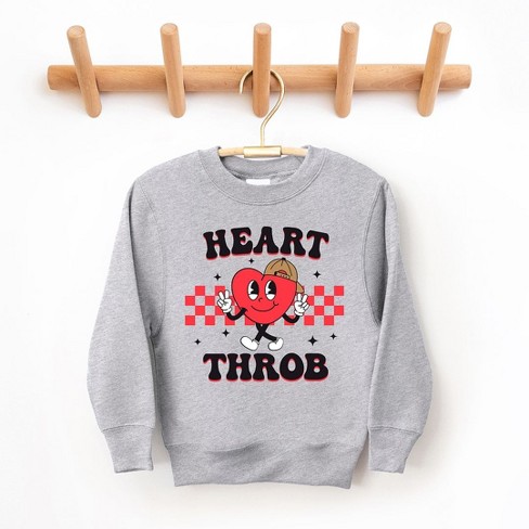 The Juniper Shop Checkered Heart Throb Youth Graphic Sweatshirt Target