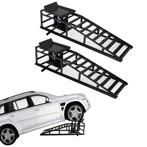 2 Packs Hydraulic Car Ramps-5 Ton Car Lift Ramp for Oil Changes, Heavy Duty Car Jack Ramps - 1 of 4