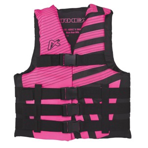 
Airhead Trend Women's Life Jacket Vest - Black/Hot Pink - 1 of 4