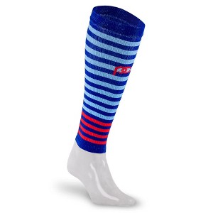 PRO Compression Calf Sleeves, Royal and Powder - 1 of 2
