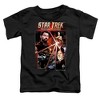 Toddler Boys' Star Trek Panels T-Shirt Black - 2 of 4