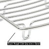 Aoibox Stainless Steel Soap Dish Holder with Self Draining Design and White Soap Saver Pad for Bathroom or Shower - 3 of 4