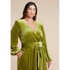 ELOQUII Velvet Wide Leg Jumpsuit - 4 of 4