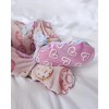 Lev Baby Infant Girls' Buttery Soft Donuts Ruffled Double Zipper Footie Pajama - 4 of 4