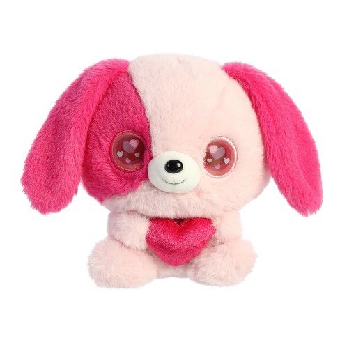 Pink stuffed 2024 animal dog