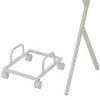 Vynxaria White L-Shaped Computer Desk with CPU Holder Modern Corner Design for Home Office Gaming Minimalist Spaces - 3 of 4