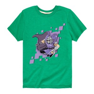 Boys' - Teenage Mutant Ninja Turtles - Shredder Pixels Short Sleeve Graphic T-Shirt - 1 of 4