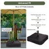Yescom 29"x29"x17"Patio Umbrella Stand Cross Base Parasol Holder Sand Bag - 4 of 4