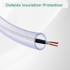 Unique Bargains PVC Flexible Clear Reinforced Tubing 1 Count - 2 of 4