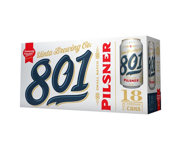 Uinta&#174; 801 Pilsner - 18pk / 12oz Cans