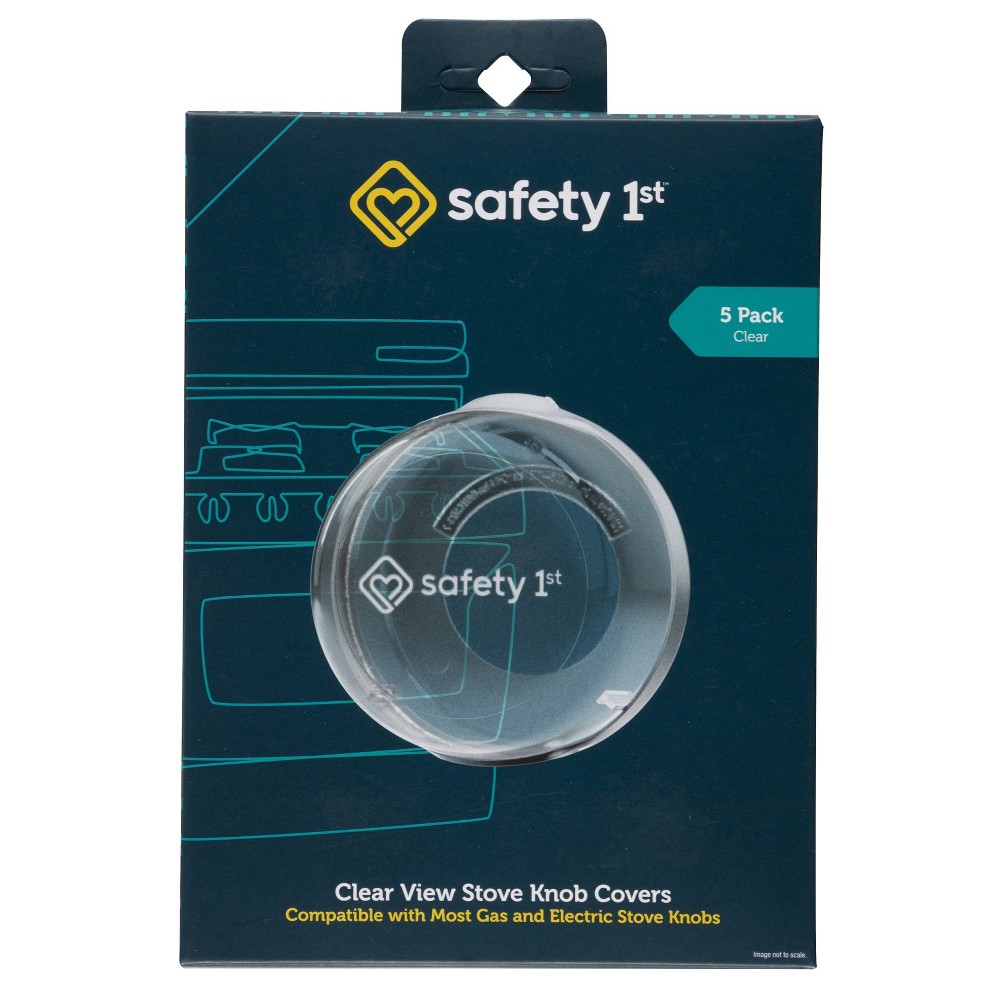 Photos - Baby Safety Products Safety 1st Clear View Stove Knob Covers 5pk 