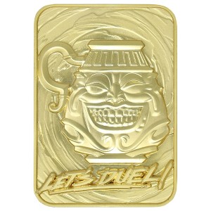 Fanattik Yu-Gi-Oh! Limited Edition 24k Gold Plated Pot of Greed Metal Card - 1 of 4
