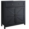 Bella Depot Farmhouse Sideboard Buffet Cabinet with Drawer and Adjustable Shelf - 2 of 4
