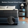 Swedrea Hybrid Mattress Medium Gel Memory Cashmere Wool in White - 3 of 3