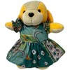 Doll Clothes Superstore Handmade Green Print Dress for Stuffed Animals & Large Baby Dolls - 3 of 4