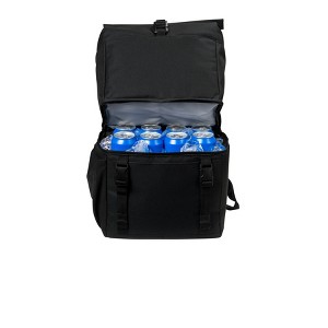 Port Authority Classic 18-Can Backpack Cooler with Multiple Compartments - 1 of 4