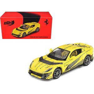 Ferrari 812 Competizione Matt Yellow with Graphics and Yellow