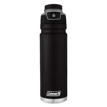 Coleman 24oz Stainless Steel Free Flow Vacuum Insulated Water Bottle with Leakproof Lid - Black