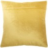 HomeRoots 20" Glam Gold Striped Velvet Throw Pillow With Sequins - 4 of 4
