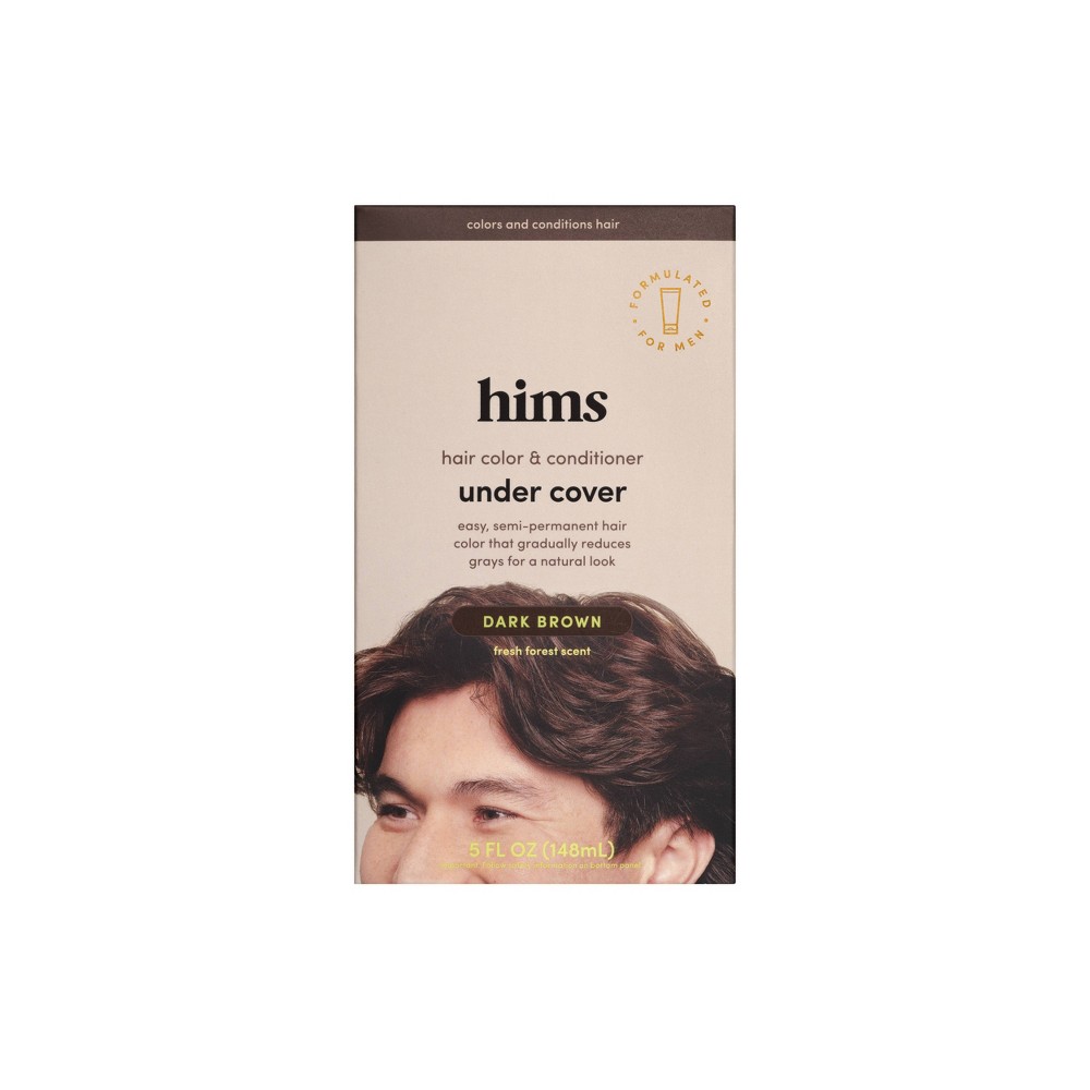 Photos - Hair Dye hims Hair Color - Dark Brown - 5 fl oz