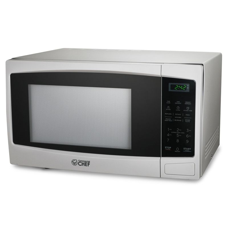 COMMERCIAL CHEF Countertop Microwave Oven 1.1 Cu. Ft. 1000W, 3 of 10