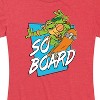 Women's - Teenage Mutant Ninja Turtles - So Board Short Sleeve Graphic T-Shirt - 2 of 4