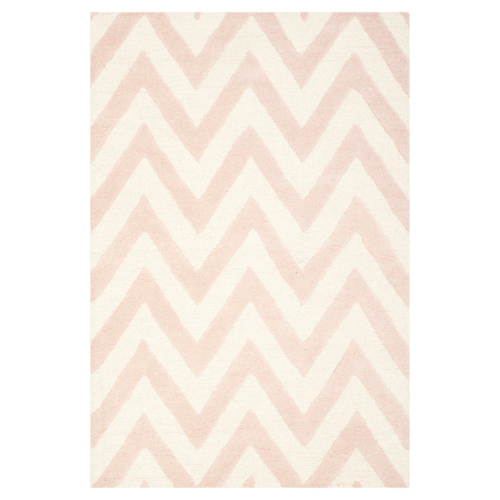 Dalton Textured Rug - Light Pink/Ivory (3'x5') - Safavieh