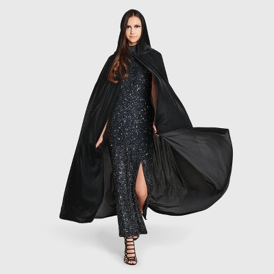 Photo 1 of Adult Velvet Black Halloween Cape - Hyde  EEK! Boutique- CAPE ONLY 