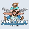 Men's A Minecraft Movie Garrett and Steve Fly T-Shirt - 3 of 4