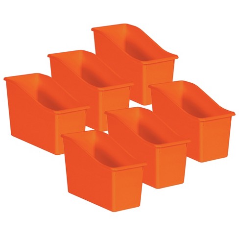 Teacher Created Resources® Orange Plastic Book Bin, Pack of 6 - image 1 of 3