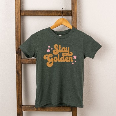 The Juniper Shop Stay Golden Stars Toddler Short Sleeve Tee