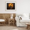 Stupell Industries Haunted Night Mansion Framed Print Under Glass, Brown, 21" x 17" - 3 of 4