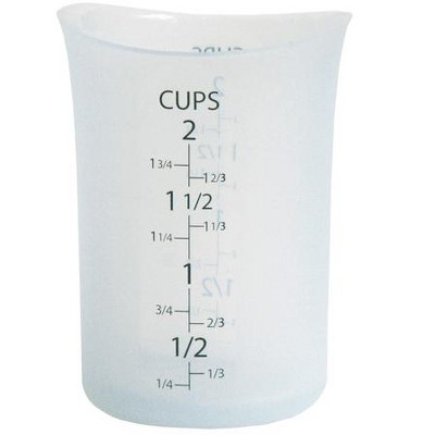 Isi Basics Silicone Flexible Clear Measuring Cup, 2 Cup : Target