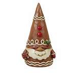 Jim Shore Oh Snap!  -  One Figurine 4.0 Inches -  Gingerbread Gnome Christmas Heartwood Creek  -  6012950  -  Resin  -  Brown