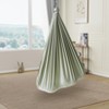 Orieon Sensory Swing for Kids & Adults, 55"x59" Dual-Layer Therapy Hammock with 360¡ã Swivel, Supports 300 lbs, Green. - 3 of 4
