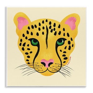 Stupell Industries Modern Wild Cheetah Face Wall Plaque Art - 1 of 4